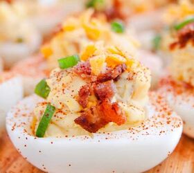 loaded deviled eggs