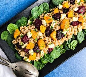 Farro Salad With Roasted Beets