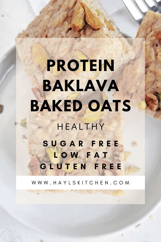 protein baklava baked oats rich and good