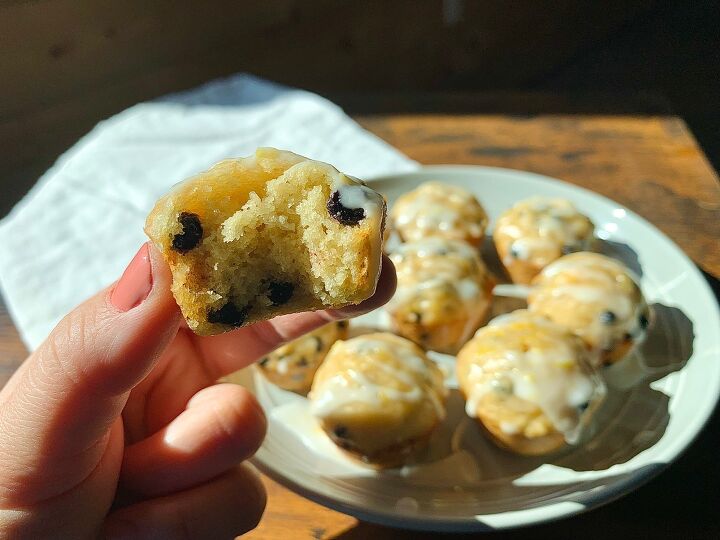 lemon blueberry mini muffins