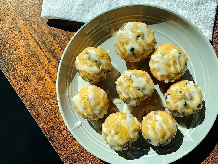 lemon blueberry mini muffins