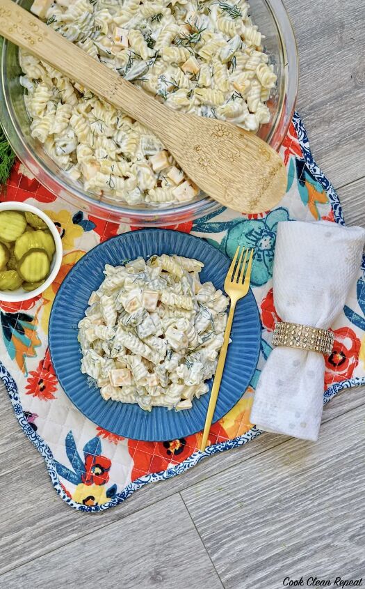 dill pickle pasta salad