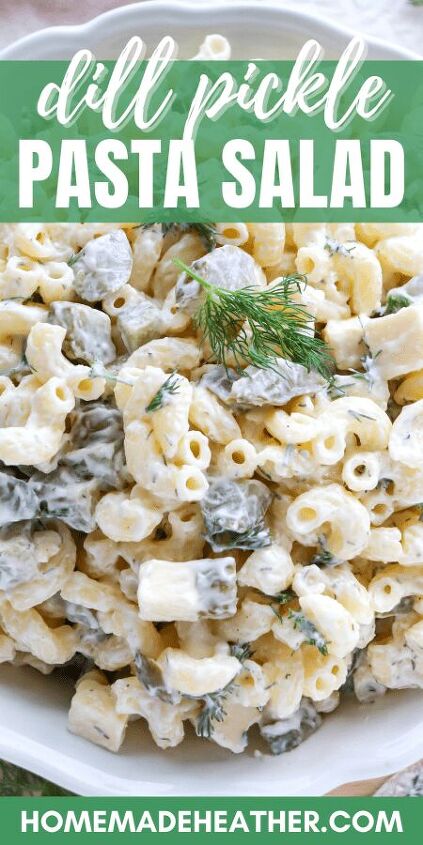 the best dill pickle pasta salad