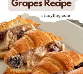 easy chicken salad with grapes sandwiches