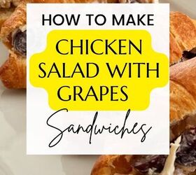 easy chicken salad with grapes sandwiches