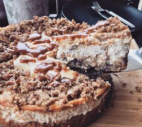 Chocolate Chip Cookie and PB Cheesecake With Salted Caramel