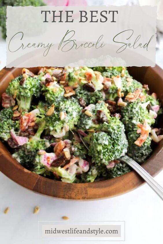 the best creamy broccoli salad