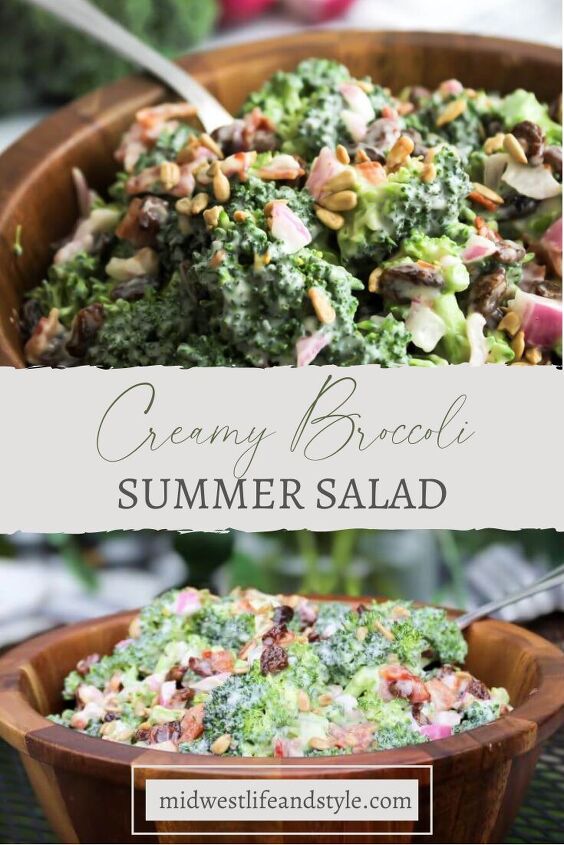 the best creamy broccoli salad