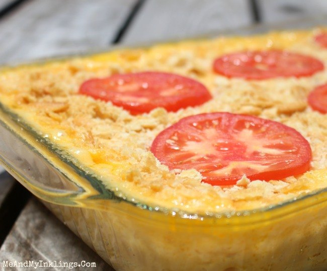 homemade macaroni and cheese in a baking dish