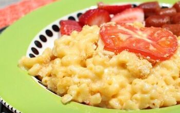 Homemade Macaroni and Cheese in a Baking Dish