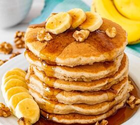 fluffy banana pancakes
