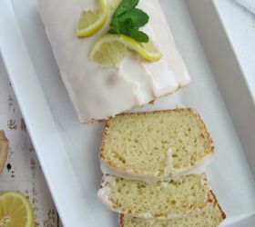 lemon loaf cake with lemon drizzle glaze