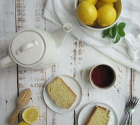 lemon loaf cake with lemon drizzle glaze