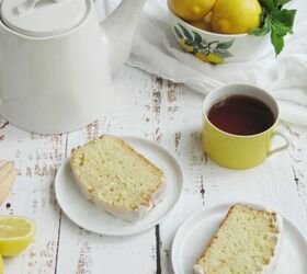 lemon loaf cake with lemon drizzle glaze