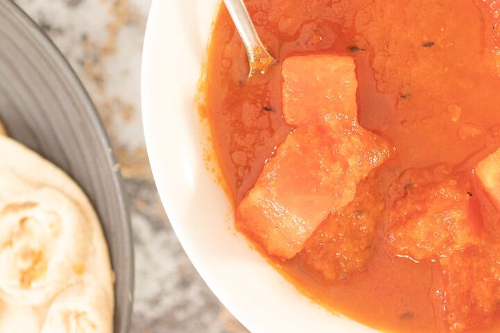 easy indian sweet and spicy watermelon curry rajasthan recipe