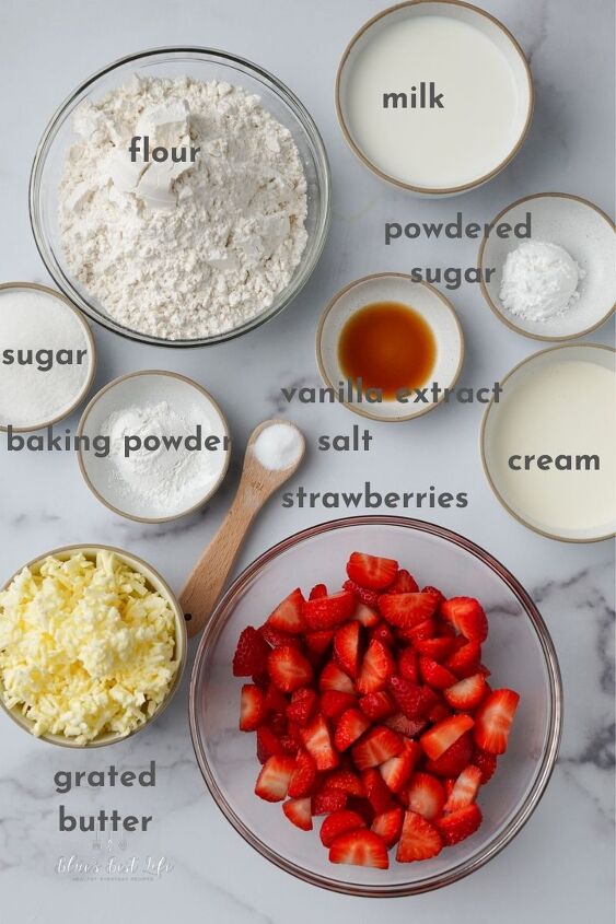 strawberry shortcake muffins recipe