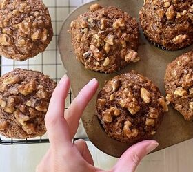 Drizzle a little maple mixture on each of these muffins for that 