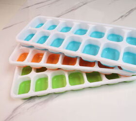 Knions 2 Large Silicone Ice Cube Tray and 2 Mini Ice Cube Trays