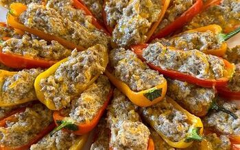 Sausage Stuffed Sweet Mini Peppers
