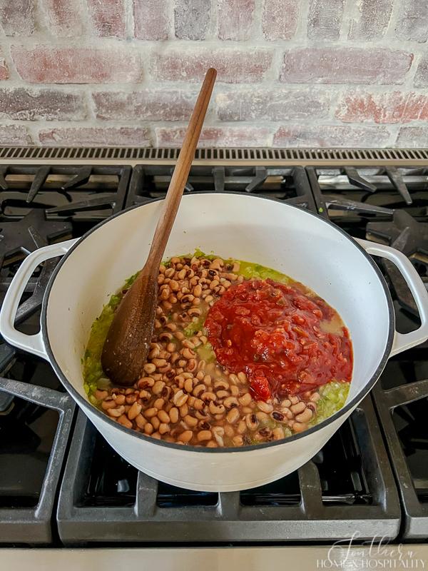 new years recipe black eyed pea dip