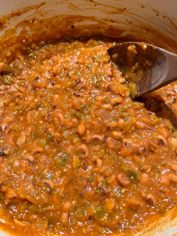 new years recipe black eyed pea dip