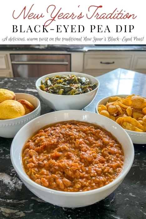 new years recipe black eyed pea dip, PIN IT FOR LATER