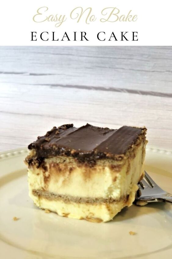 summer desserts easy no bake eclair cake, Pin it for later