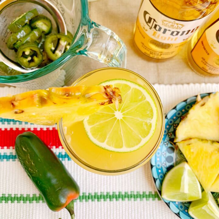 spicy pineapple shandy