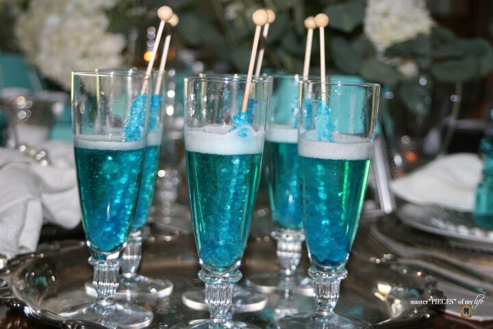rock candy champagne cocktail