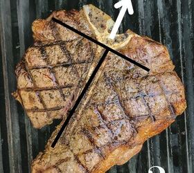 how to make perfect t bone steaks on the grill, Flip it over you now should have perfect diamonds on one side