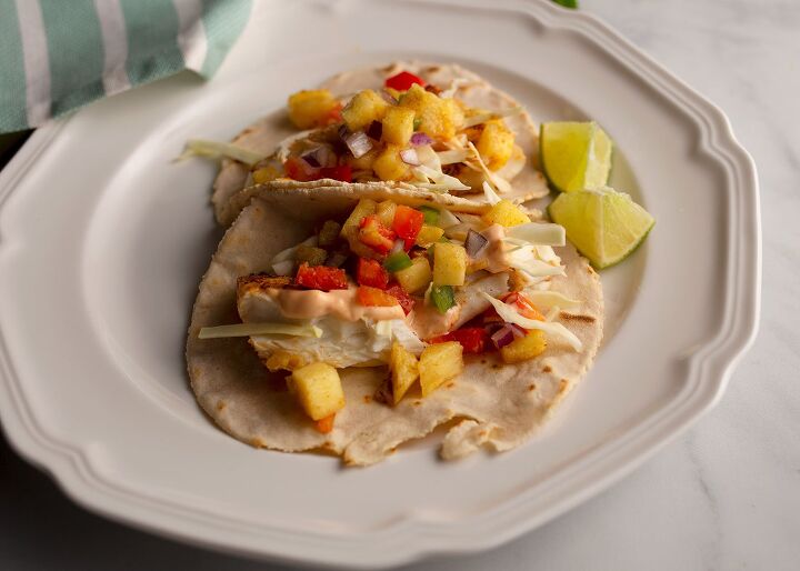 halibut tacos with pineapple salsa
