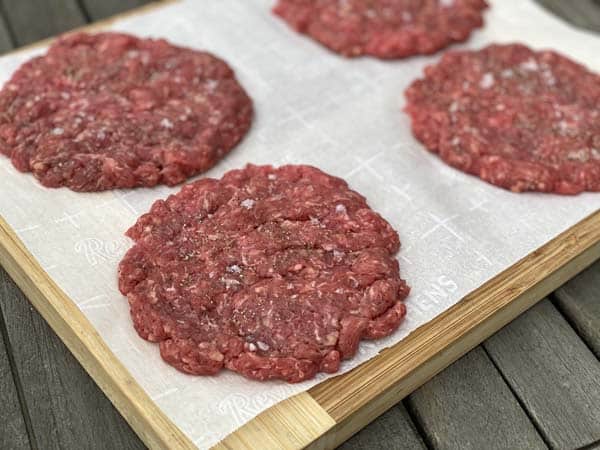 irish burgers with bacon and cheese