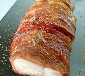 smoked pork tenderloin wrapped in bacon