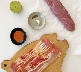 smoked pork tenderloin wrapped in bacon
