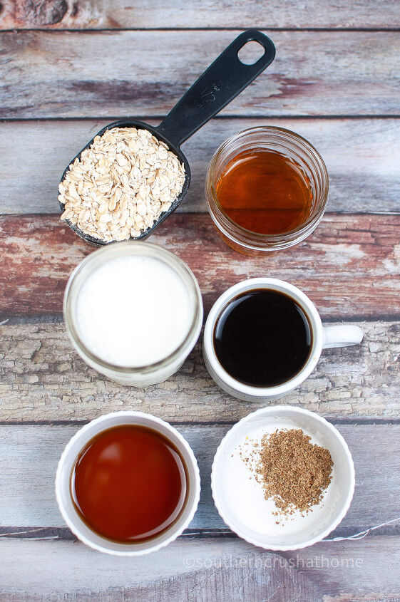 easy overnight oats recipe cold brew coffee flavored