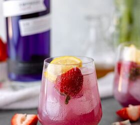 Strawberry Lavender Gin & Tonic