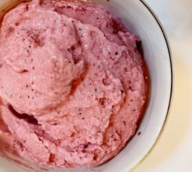 Cherry Berry Frozen Yogurt | No Churning Required