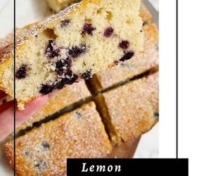 lemon blueberry snack cake