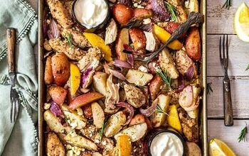 Mediterranean Sheet Pan Chicken and Potatoes