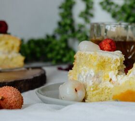 Lychee Cake With Pink Biscuits – Baking Like a Chef