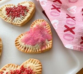 homemade air fryer pop tarts for valentines day