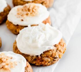 Chewy Carrot Cake Cookies With Cream Cheese Frosting