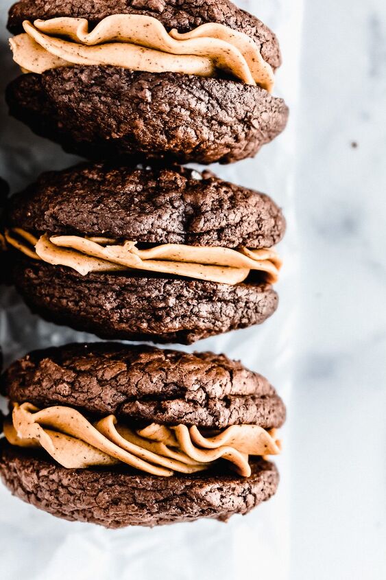 the best espresso brownie cookie sandwiches