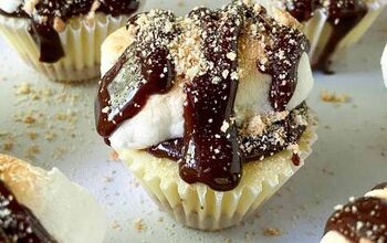 Mini S'mores Cheesecakes With Graham Cracker Crust