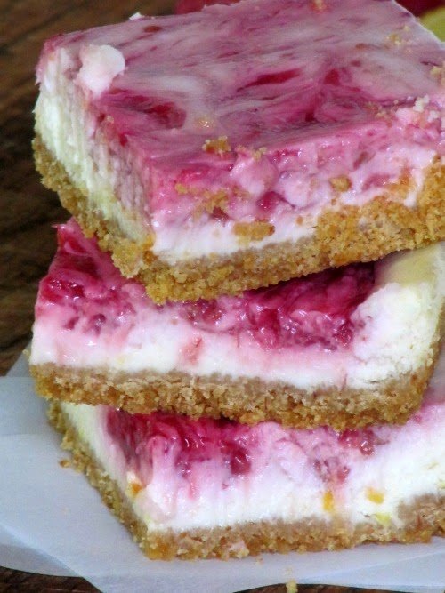 lemon raspberry cheesecake bars