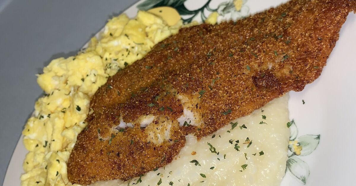 Southern Fried Swai Fish and Grits | Foodtalk