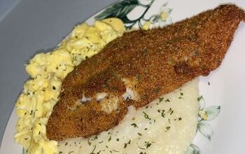 Southern Fried Swai Fish and Grits