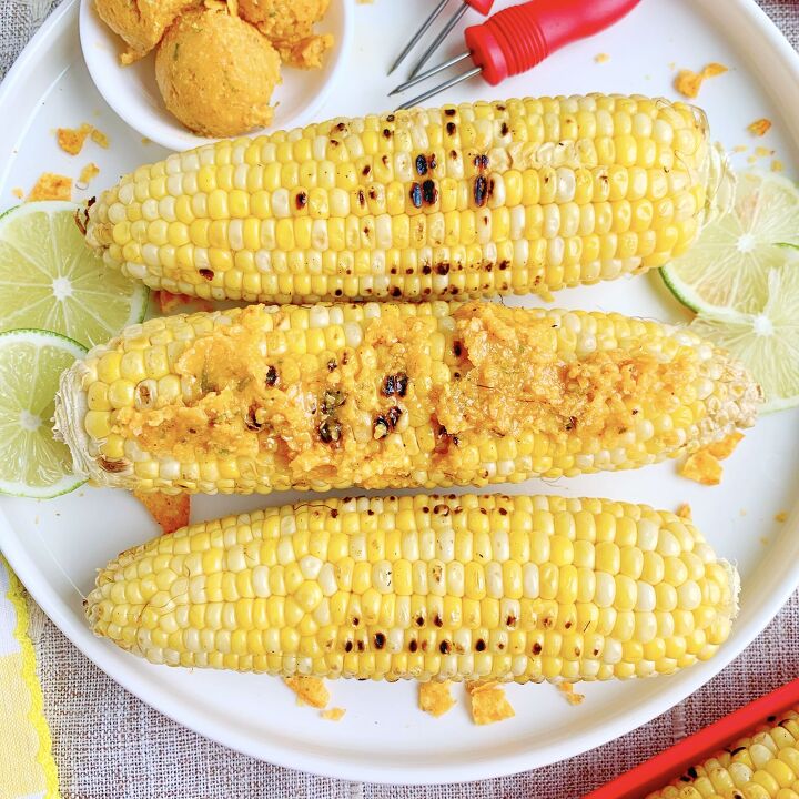 grilled corn with doritos butter