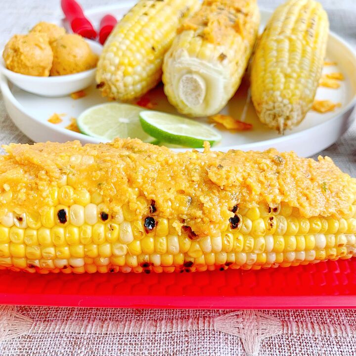 grilled corn with doritos butter