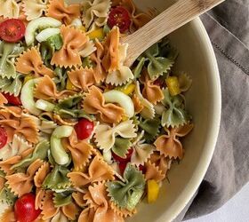 Light and Simple Bow Tie Pasta Salad